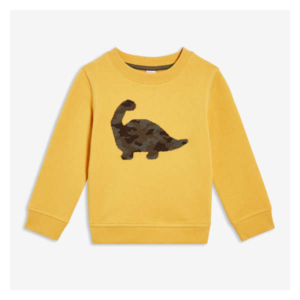 Toddler Boys' Graphic Fleece Sweatshirt - Dusty Yellow